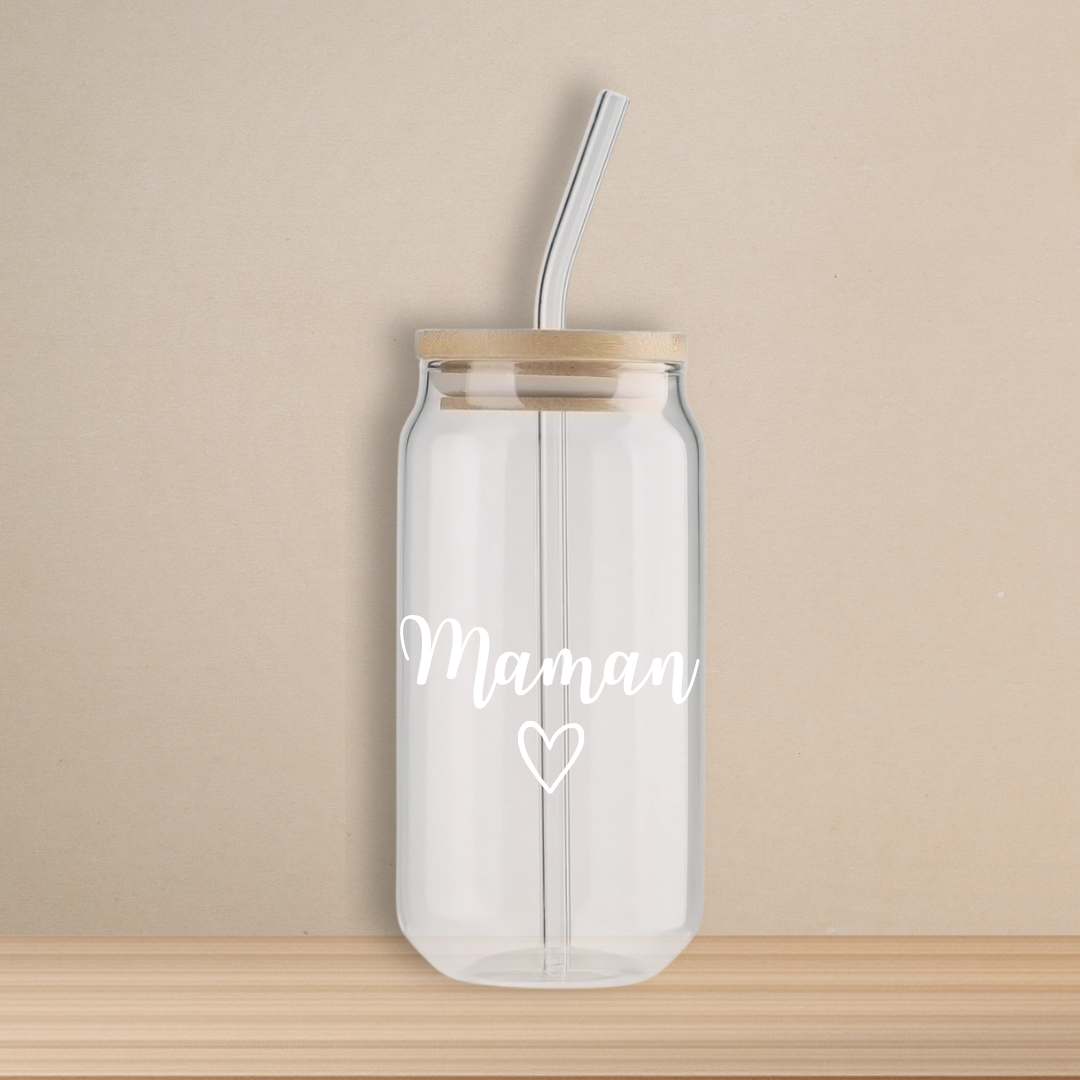 Verre - Maman coeur (Personnalisable)