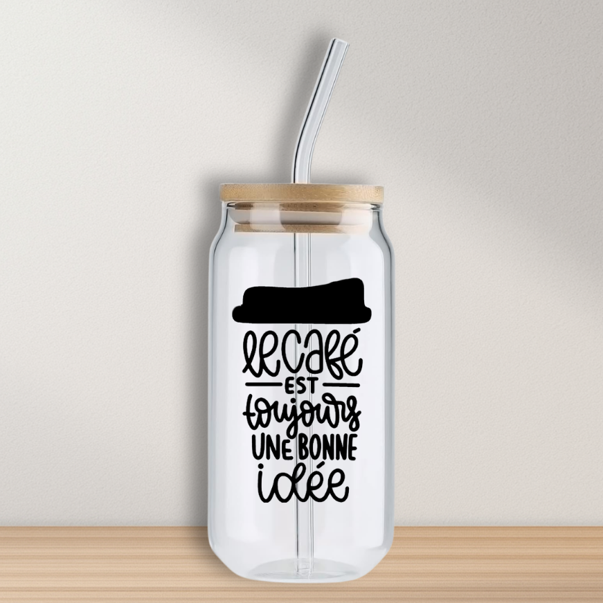 Verre - Le café est toujours une bonne idée