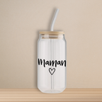 Verre - Maman coeur (Personnalisable)