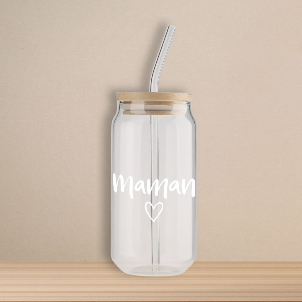 Verre - Maman coeur (Personnalisable)